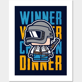 PUBG - Winner Winner Chicken Dinner Posters and Art